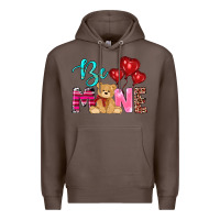Coffee valentine's day be mine tedybear Premium Hoodie - RanaPortraitStore