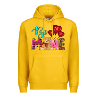 Lemon valentine's day be mine tedybear Premium Hoodie - RanaPortraitStore