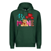 Sports Green valentine's day be mine tedybear Premium Hoodie - RanaPortraitStore