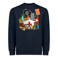Navy nurse  summer Heavyweight Sweatshirt - AdoDesignShop