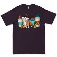 Plum golden retriever dog coffee cups Premium Tee - texasbilliewilder