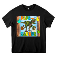Black papa saurus Heavy Core Tee - Artiststas