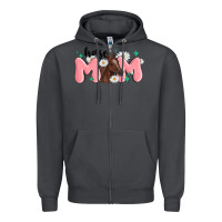 Smoke horse mom Zipper Hoodie - MaliasSmallBusiness