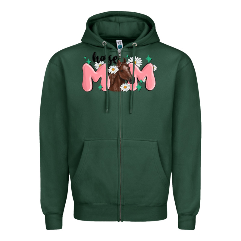 Horse Mom Zipper Hoodie by MaliasSmallBusiness | Teevron