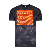 Cloud Black orange glitter heart Vintage Tee - JahusDesignShop