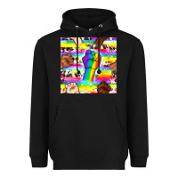 Black Pride lgbtq hands with cowhide seamless pattern Heavyweight Hoodie - BundleAndBundleShop
