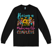 Black being a mom makes my life complete Long Sleeve Tee - Artiststas