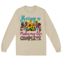 Mushroom being a mom makes my life complete Long Sleeve Tee - Artiststas