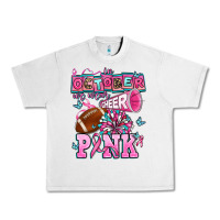 Lunar Rock in october we wear cheer pink football Urban Heavy Tee - AdoDesignShop
