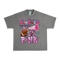Tornado in october we wear cheer pink football Urban Heavy Tee - AdoDesignShop