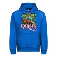 Cobalt Just a girl who loves Horses Urban Hoodie - HowdyJamesFarm