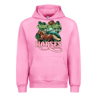 Fuchsia Pink Just a girl who loves Horses Urban Hoodie - HowdyJamesFarm