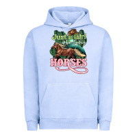 Pigment Grape Ice Just a girl who loves Horses Urban Hoodie - HowdyJamesFarm