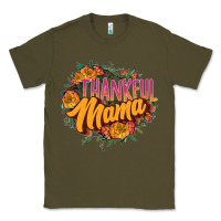 Army Green thankful mama Classic Tee - JahusDesignShop