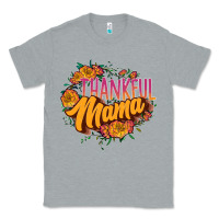 Heather Grey thankful mama Classic Tee - JahusDesignShop