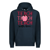 Navy teach with love Premium Hoodie - JahusDesignShop