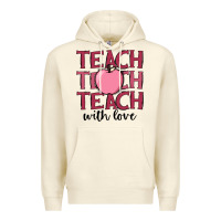 Sandshell teach with love Premium Hoodie - JahusDesignShop