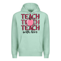 Seafoam teach with love Premium Hoodie - JahusDesignShop
