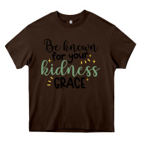 Chocolate Brown kidness Heavy Core Tee - Unal Design