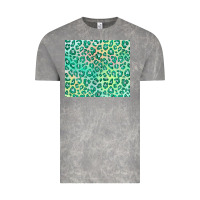 Cloud Rock green leopard glitter Vintage Tee - JahusDesignShop