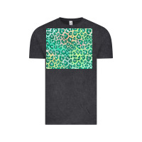 Vintage Black green leopard glitter Vintage Tee - JahusDesignShop