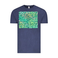 Vintage Denim green leopard glitter Vintage Tee - JahusDesignShop