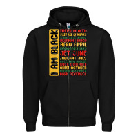 Black black history  month Zipper Hoodie - MaliasSmallBusiness