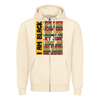 Sandshell black history  month Zipper Hoodie - MaliasSmallBusiness