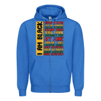 True Royal black history  month Zipper Hoodie - MaliasSmallBusiness