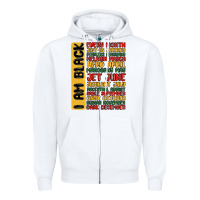 White black history  month Zipper Hoodie - MaliasSmallBusiness