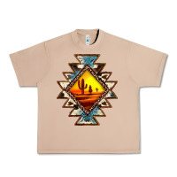 Burro cowhide leopard sunset aztec Urban Heavy Tee - JahusDesignShop