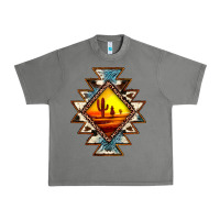 Tornado cowhide leopard sunset aztec Urban Heavy Tee - JahusDesignShop