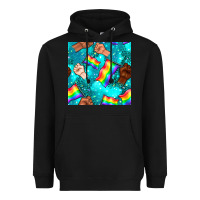 Black Pride lgbtq hands with flag seamless pattern Heavyweight Hoodie - BundleAndBundleShop