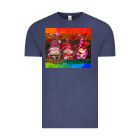Vintage Denim valentines day gnome Vintage Tee - AdoDesignShop