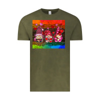 Vintage Olive valentines day gnome Vintage Tee - AdoDesignShop