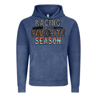 Vintage Denim racing is my favorite season Vintage Hoodie - CowhideDigitalArt