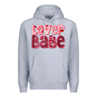 Heather Grey lover babe Premium Hoodie - RanaPortraitStore