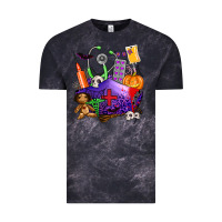Cloud Black zombie nurse   halloween Vintage Tee - AdoDesignShop