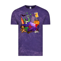 Cloud Purple zombie nurse   halloween Vintage Tee - AdoDesignShop