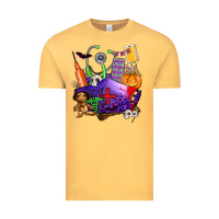 Vintage Mustard zombie nurse   halloween Vintage Tee - AdoDesignShop