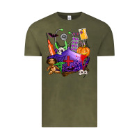 Vintage Olive zombie nurse   halloween Vintage Tee - AdoDesignShop