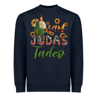 Navy san judas tadeo sunflower Heavyweight Sweatshirt - JahusDesignShop