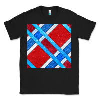 Black Glitter 4th Of July Seamless Pattern Classic Tee - BundleAndBundleShop