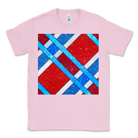 Bubblegum Pink Glitter 4th Of July Seamless Pattern Classic Tee - BundleAndBundleShop