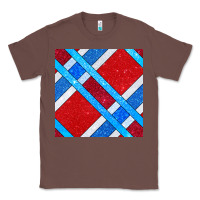 Chestnut Glitter 4th Of July Seamless Pattern Classic Tee - BundleAndBundleShop
