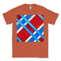 Copper Glitter 4th Of July Seamless Pattern Classic Tee - BundleAndBundleShop
