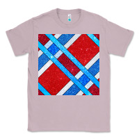 Lilac Glitter 4th Of July Seamless Pattern Classic Tee - BundleAndBundleShop