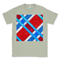 Matcha Glitter 4th Of July Seamless Pattern Classic Tee - BundleAndBundleShop