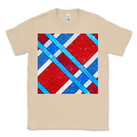 Mushroom Glitter 4th Of July Seamless Pattern Classic Tee - BundleAndBundleShop