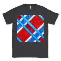 Smoke Glitter 4th Of July Seamless Pattern Classic Tee - BundleAndBundleShop